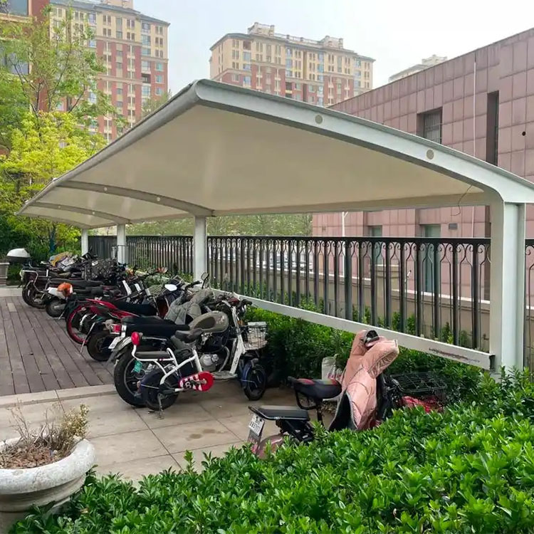 商城县膜结构电动车棚